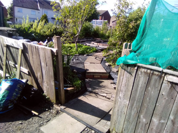 HOME and GARDEN, Newcastle - New Allotment Path Photo